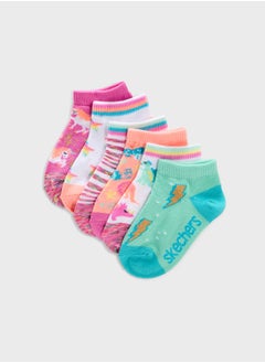 SKECHERS Kids 6 Pack Non Terry Socks  - Image 1