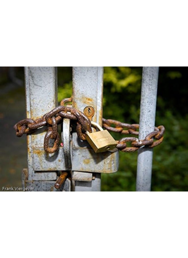 Abus ABUS 55/60 C KD 2.4-Inch All Weather Solid Brass with Hardened Steel Shackle Keyed Different Padlock  - Image 2