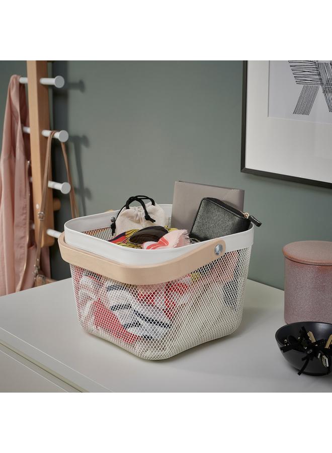 erorex Basket, white, 25x26x18 cm - Image 2