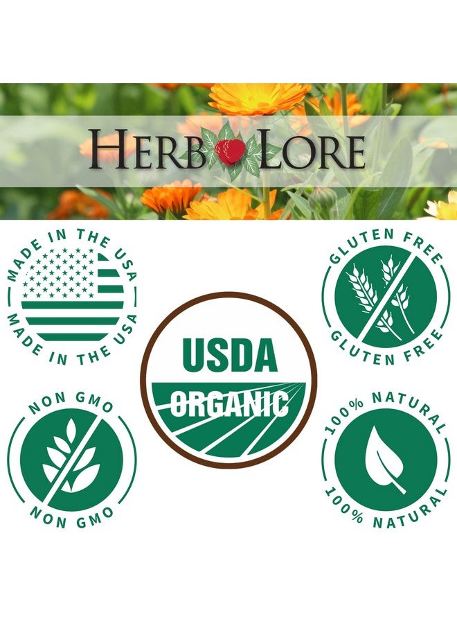 Herb Lore Usda Organic Healing Salve Ointment - Baby Diaper Rash Cream - Natural Soothing Balm With Calendula For Cradle Cap, Drool Rash, Dry & Irritated Skin, Face & Body (3.4 Oz) - Image 4