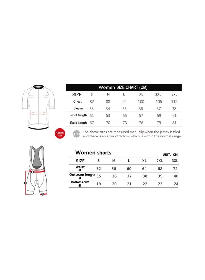 KUYING GR New Summer Outdoor Sunscreen Moisture Absorption Quick Drying Bicycle Women's Cycling Clothing Set - Image 2