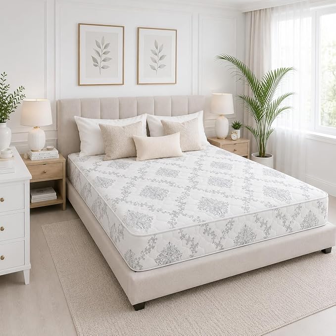 Zavora Homes Extra Firm Medical Mattress |(W120xL200xH15cm)|(15cmThickness)|Orthopedic Foam  | Back Pain Relief | American Tricot Fabric - soft White Fabric - Image 3