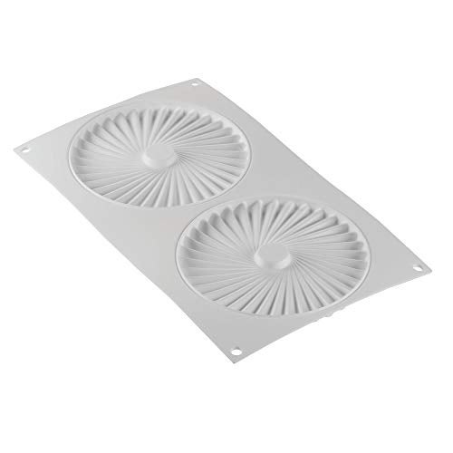 Silikomart Pliss 100 Silicone Mold with 2 Cavities Each 551 Inch Diameter x 039 Inch High - Image 3