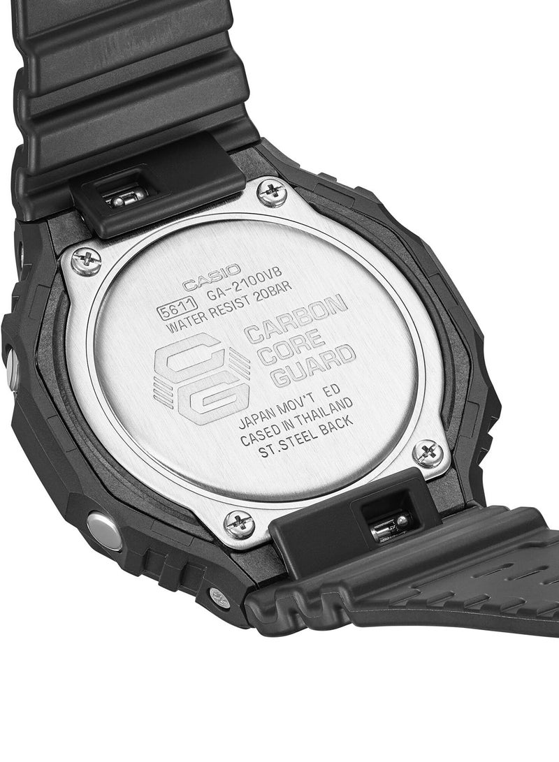 G-SHOCK Analog+Digital Resin Band Watch GA-2100VB-1A - Image 5