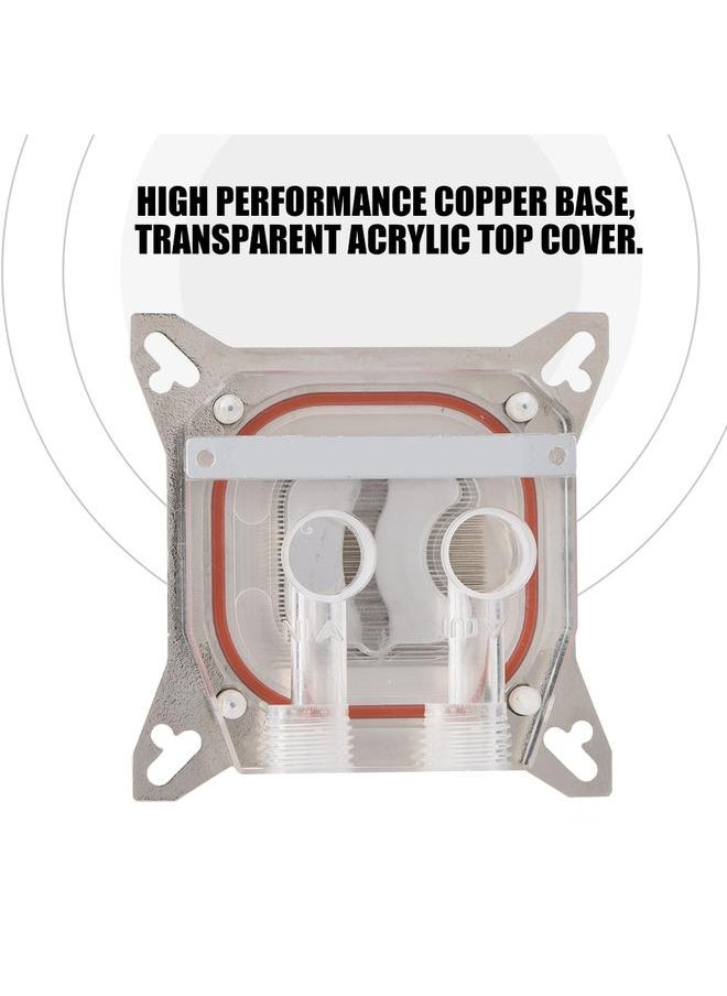 Thoraya Computer GPU Core Cover Water Cooling Block Copper Base Waterblock  - Image 2