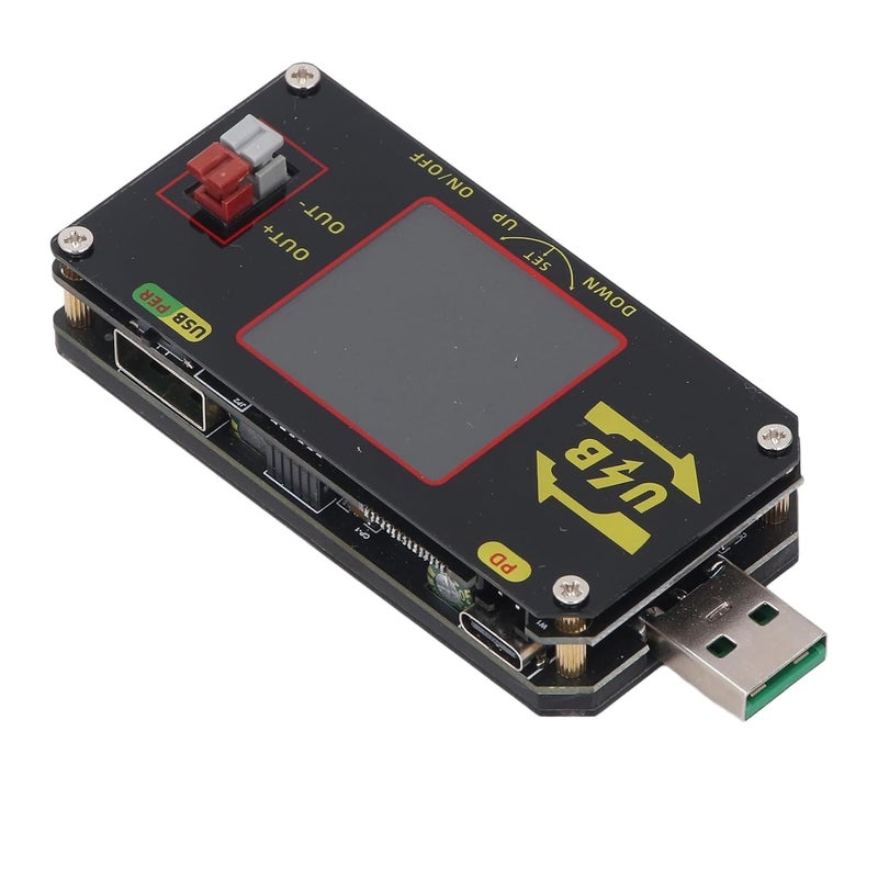 عداد الفولتميتر USB بشاشة LCD من مادة ABS لكشف الكابلات وتسجيل البيانات - Image 2