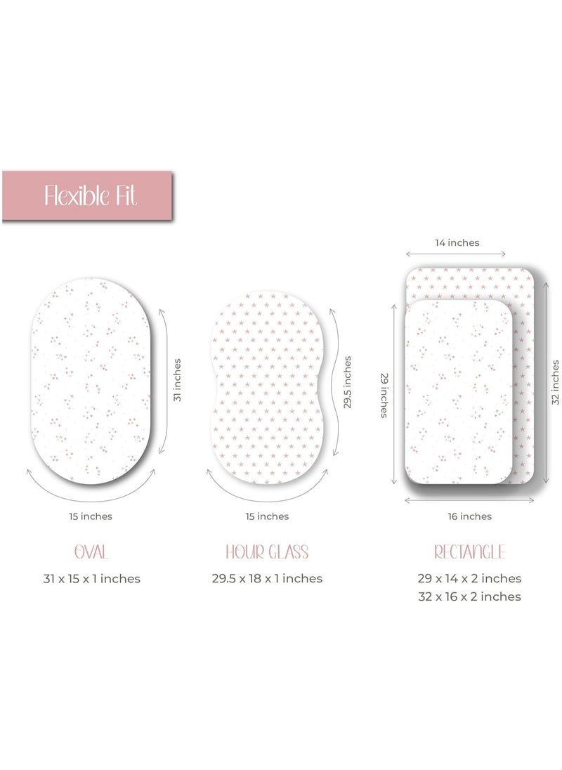 Moro Moro Soft & Breathable Mini Crib Sheet – 100% Cotton  - Image 3