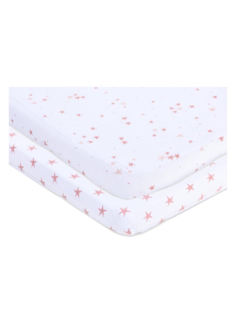 Moro Moro Soft & Breathable Mini Crib Sheet – 100% Cotton  - Image 2
