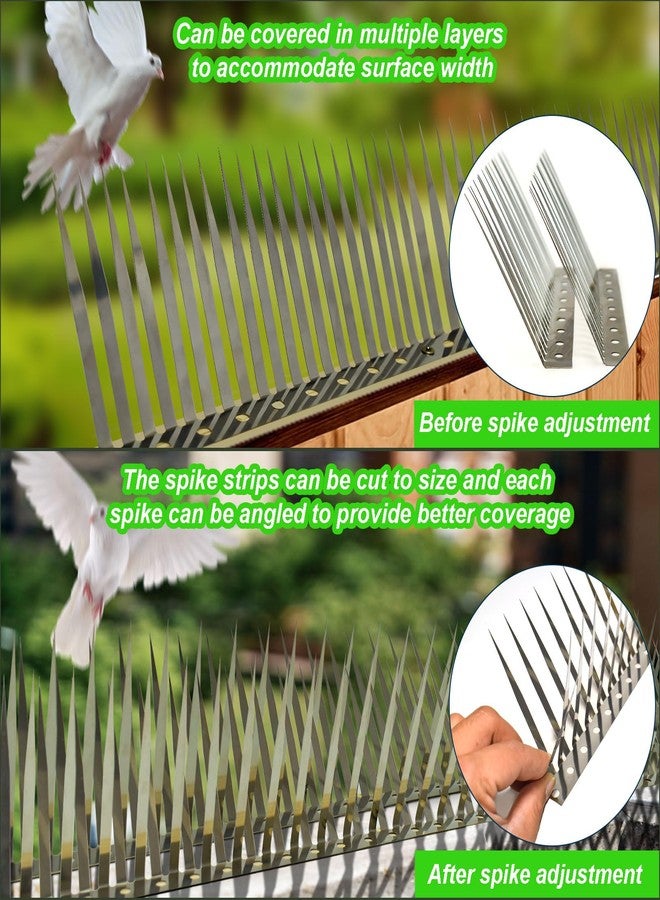 WHCDSTGJ Bird Spikes, Squirrel Spikes and Squirrel Baffles Keep Raccoons, Cats and Snakes Away from Gardens, Fences, and Climbing Bird Feeder Poles. (40 inches) - Image 5