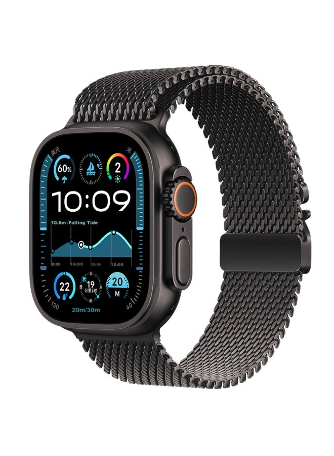 BHO Milanese Loop Parachute Buckle Watch Band For Apple Watch S10/ultra2 New Model Iwach S9/8/7/6/se - Image 5