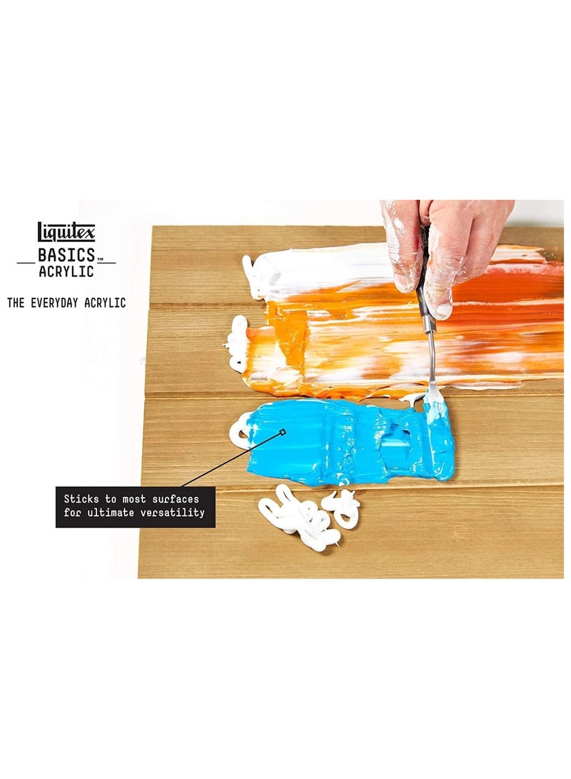 Liquitex Basics Acrylic Colour Paint Tube 118ml Content Yellow Oxide - Image 5