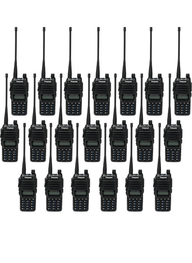 PROMAGE Promage Connect  PC-WT820 Two Way Radios, Twenty Pack VOX, 50 CTCSS/ 104 DCS Tones, Tone Searching/Scanning, Dual Standby, PC Programmable, Transmitter Time-Out Timer (TOT), Busy Channel Lock-Out (BCLO), 20 Pack  - Image 1