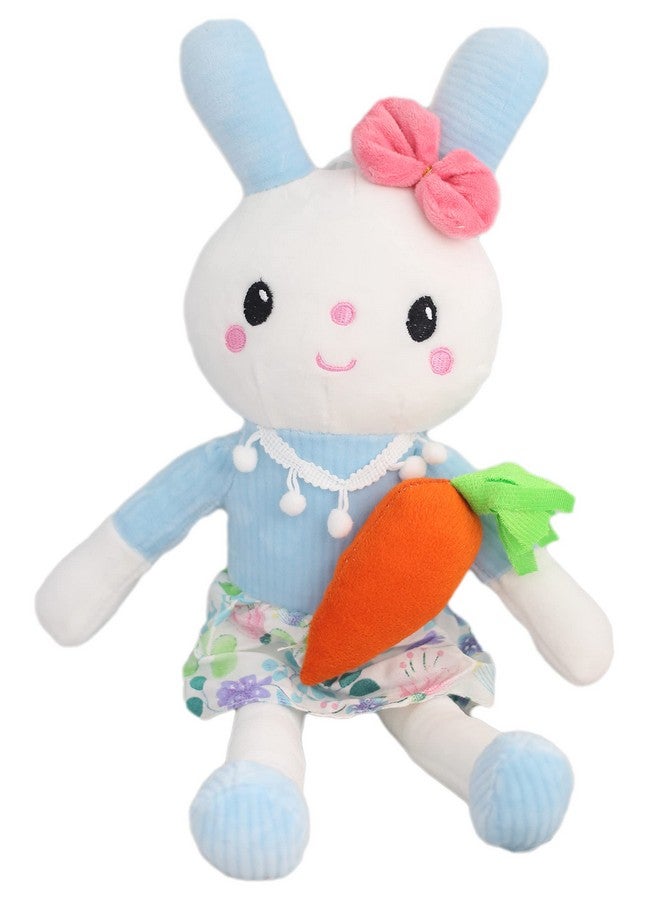 Tickles Tickles Rabbit Bunny with Carrot Soft Stuffed Plush Toy for Kids Girls Birthday Gifts (Size: 40 cm Color: Blue)  - Image 2