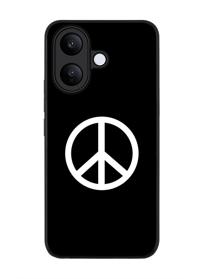For vivo V60 Lite 5G / V60 Lite 4G Case,Slim fit Camera Protection, Shockproof Thin Phone cover  - Peace Sign
