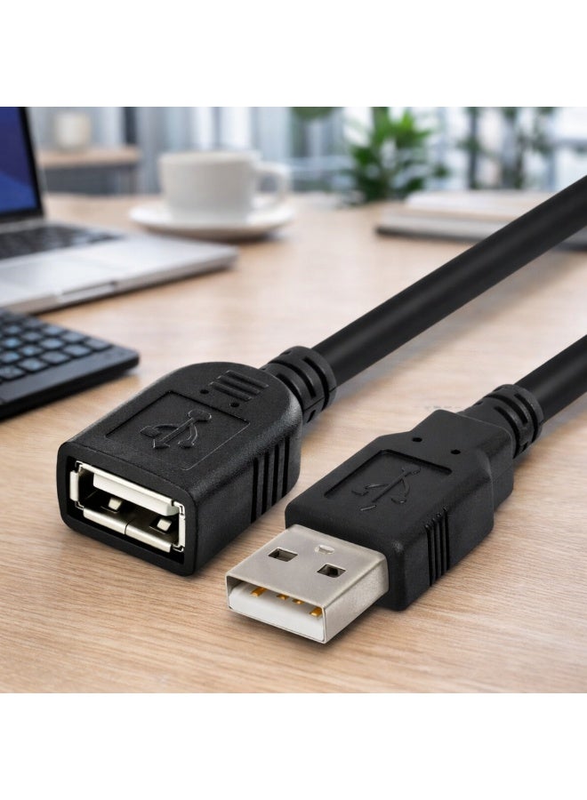 CABLE CONV CableConv USB 2.0 Extension Cable  10M AM/AF – High Speed USB Male to Female Extender for PC, Laptop, Printer & Accessories - Image 3