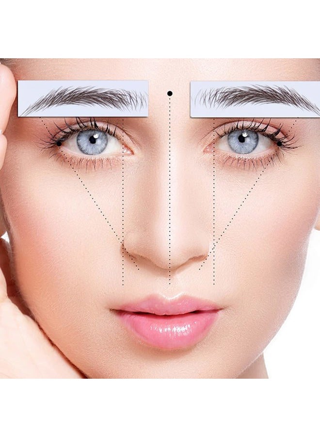 Lurrose 4 Sheets Eyebrow Tattoo Stickers, 6D Hair Eyebrows, Brown 02 - Image 4