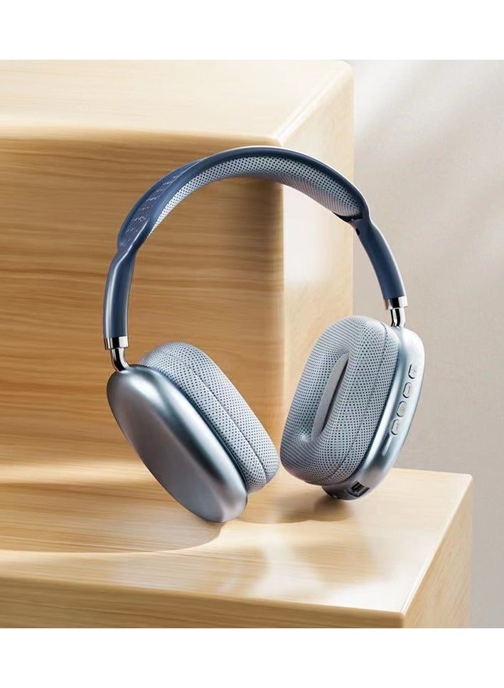 Wireless Bluetooth 5.0 Headphones – Foldable Over-Ear Design, HiFi Sound, Noise Reduction, Built-in Mic (Generic) - Image 2