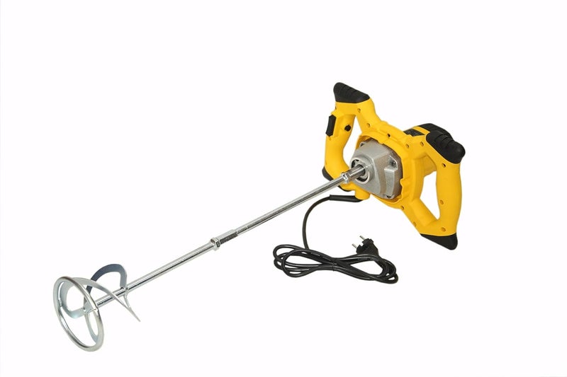 Digital Craft Digital Craft 1000W Handheld Electric Paint Mixer Adjustable Speed Putty Powder Chemical Agitator with Double Layer S Rod for Mixing Paint Plaster Mortar  - Image 1