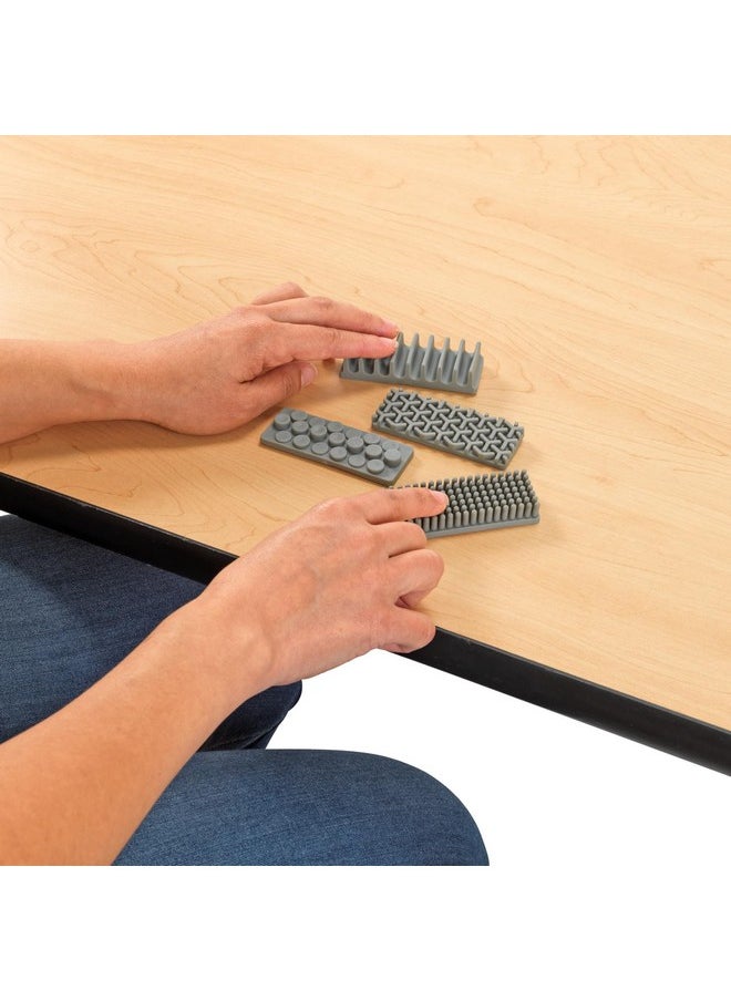Really Good Stuff Sensory Strip Pack - Set Of 4 - Adhesive Tactile Textured Strip Fidgets For Desk & Classroom - For Kids & Adults  - Image 4