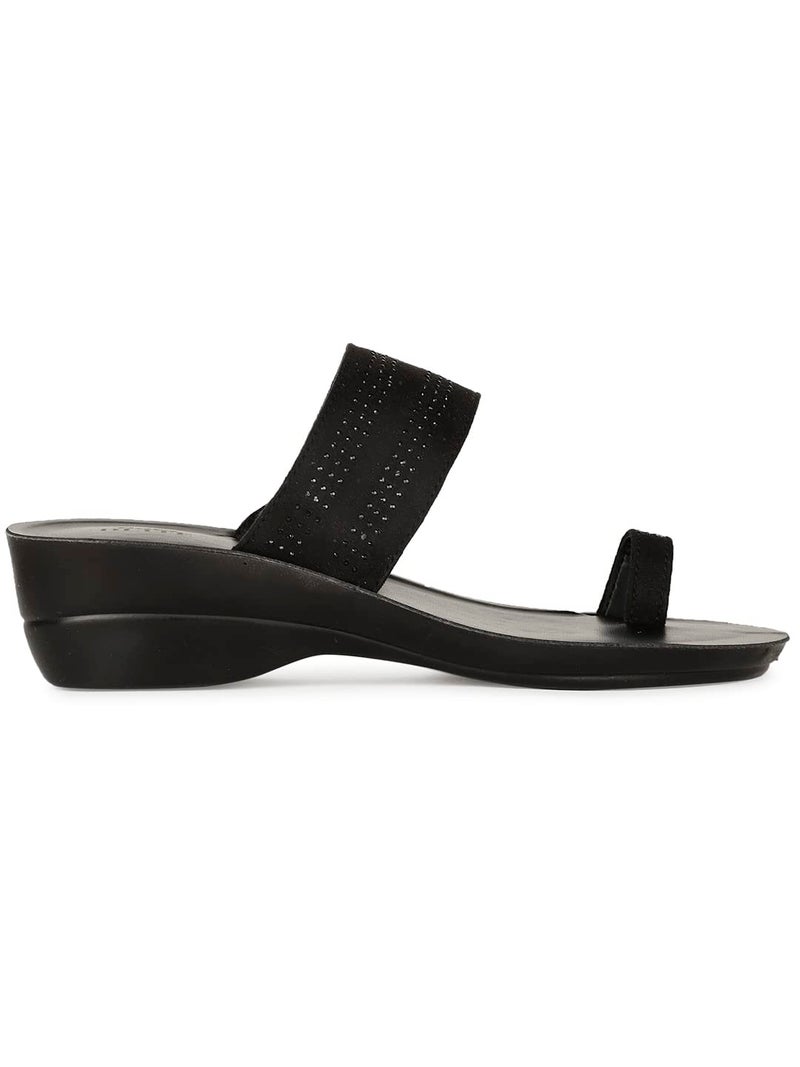 Bata Samba Tr Women's Black Heels - 4 UK (5716033) - Image 2