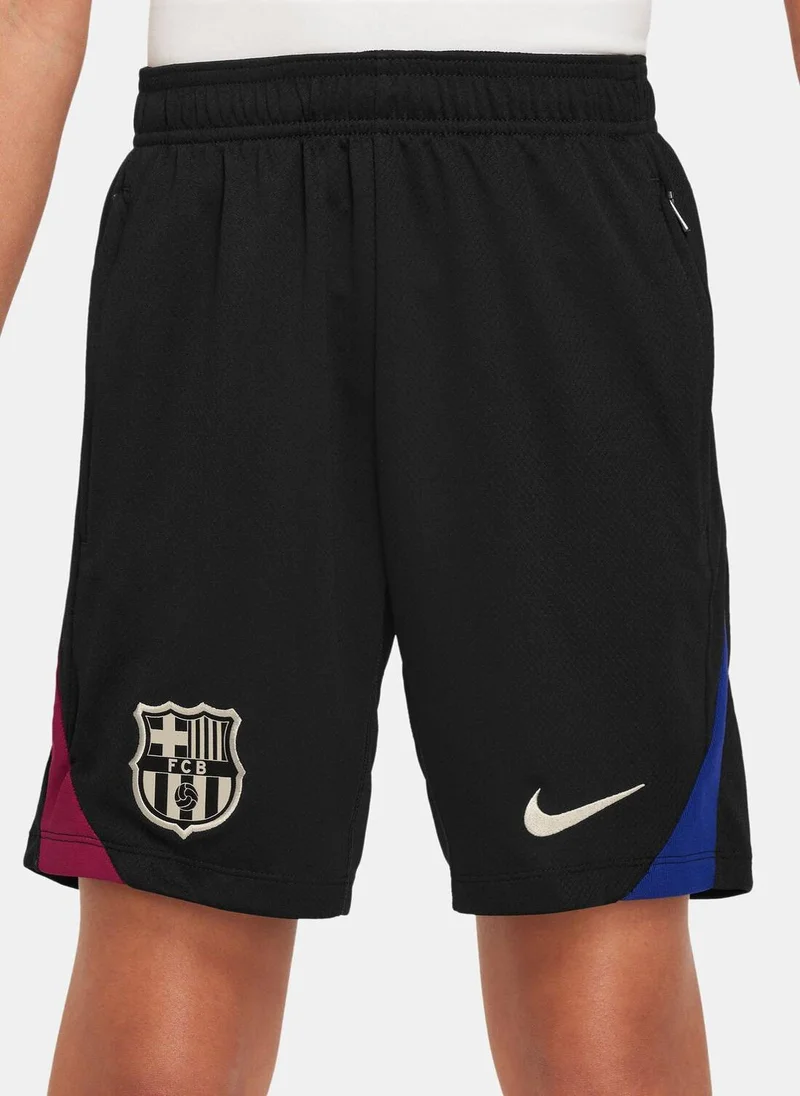Nike Kids' FC Barcelona Strike Dri-FIT Knit Football Shorts