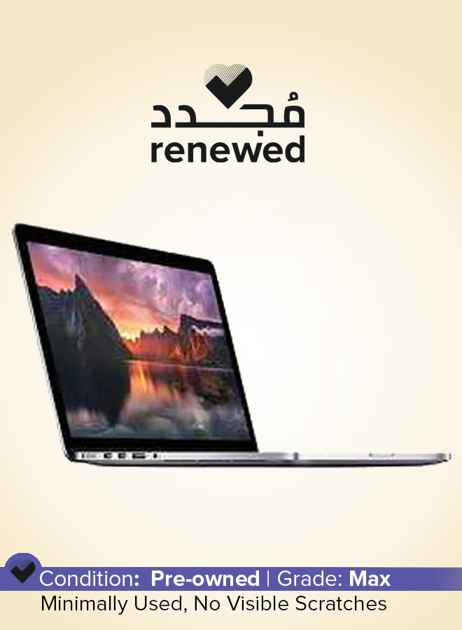 ابل  مجدد - لابتوب ماك بوك إير A1466 (2015) بشاشة 13.3 بوصة، مع معالج إنتل كور i7/الجيل السادس/ذاكرة RAM 8GB/قرص SSD سعة 500GB/رسوميات مدمجة 1.5GB باللون الفضي الإنجليزي - Image 1
