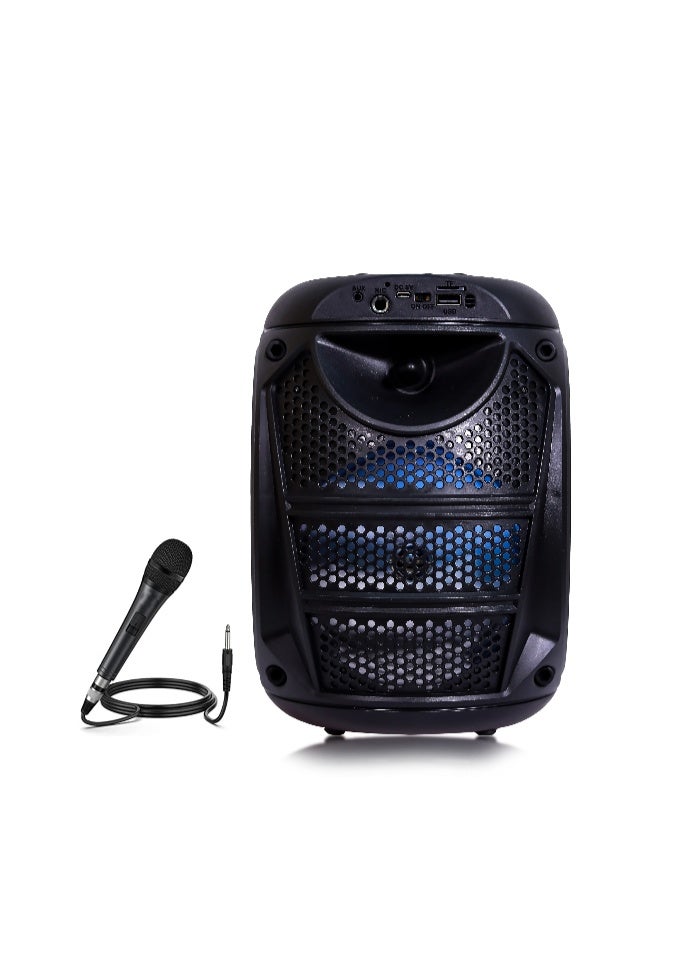 سماعة بلوتوث ZQS-6115 مع ميكروفون - أسود - Image 2
