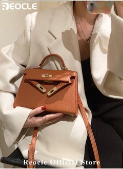 REOCLE Women's Handbags Crossbody Bags Top Handle Satchel with Detachable Strap Luxury Tote Work Bag PU Fashion Designer Handbags Purses  - Image 2
