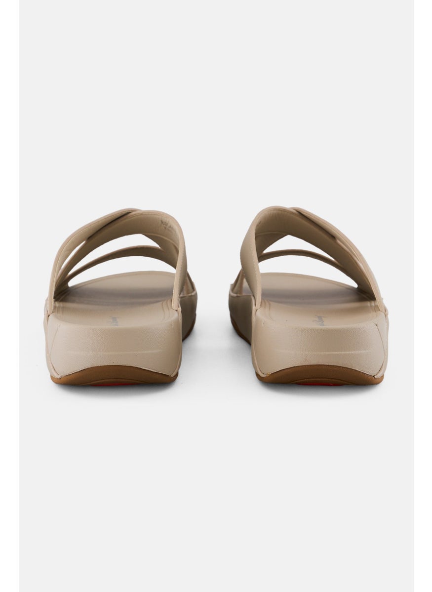 English Laundry Men Slip On Arabic Sandals, Beige  - Image 4