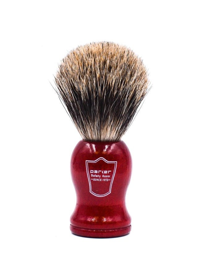 Parker Safety Razor Parker Premium Handmade "LONG LOFT" 3-Band Pure Badger Bristle Shaving Brush with Rosewood Handle – Brush Stand Included - Image 3