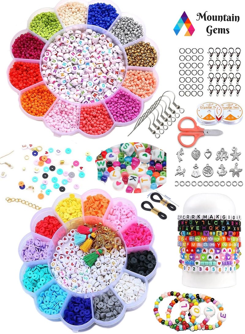 Mountain Gems Premium Beads Kit For Jewelery Making - Image 1
