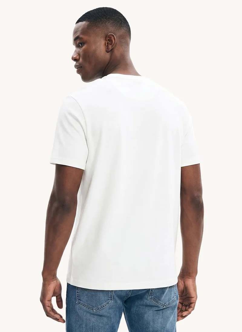 NAUTICA  Men's Embroidered Short Sleeve T-shirt for Men | Best Price UAE