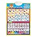 MINMEER Korean Alphabet Poster for Kids Interactive Alphabet Wall Chart Learn Korean Letters and Words Korean Learning Toys for Beginners - Image 2
