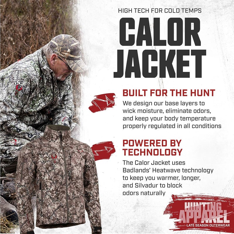 BADLANDS Men's Calor Jacket - Approach Camo, Size M - Image 2