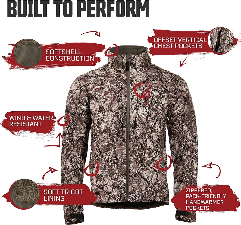 BADLANDS Men's Calor Jacket - Approach Camo, Size M - Image 3