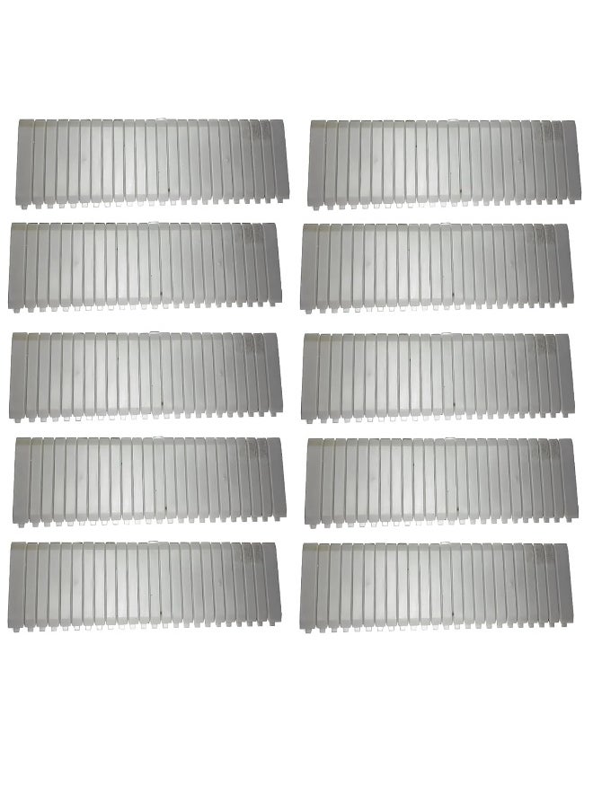 melfi Melfi MCB - DB Blanking Cover Teeth Plates â€“ Durable, Safety-first Covers For Unused Slots In Miniature Circuit Breaker Distribution Boards  - Image 1