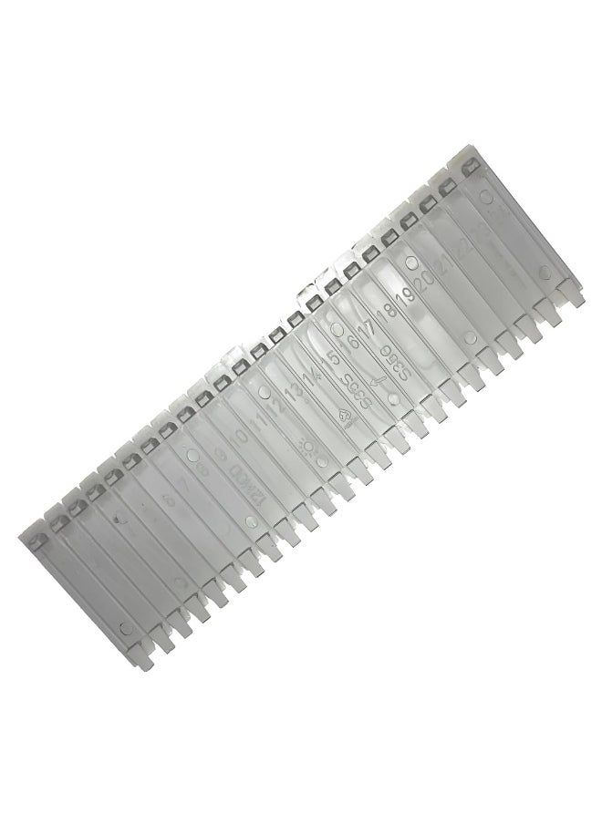 melfi Melfi MCB - DB Blanking Cover Teeth Plates â€“ Durable, Safety-first Covers For Unused Slots In Miniature Circuit Breaker Distribution Boards  - Image 3