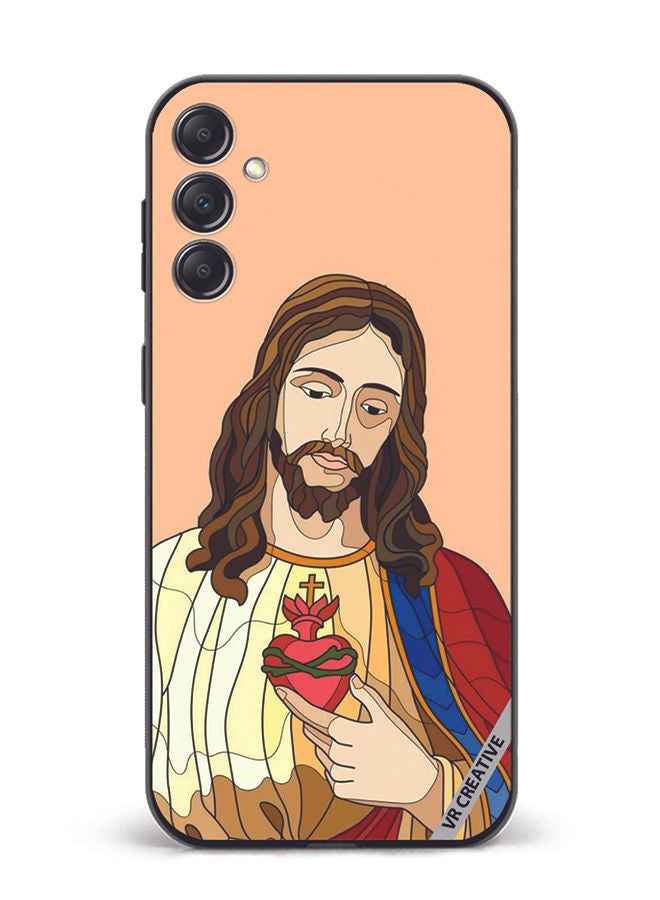 VR CREATIVE Protective Case Cover For Samsung Galaxy M14 Jesus Design Multicolour - Image 1