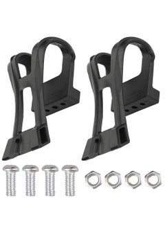 Excefore Bicycle Foot Pedal Straps Bicycle Pedal Toe Clip for Exercise Bike Spin Bike And Outdoor Bicycles 1 Pairs  - Image 1
