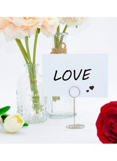 Excefore 20 Pcs Table Number Holders Place Card Holder Photo Picture Holder for Wedding Birthday Party  - Image 3