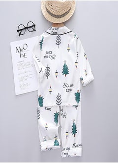 White Christmas Tree Print Pajama Set - pzsku/Z49FBC7D64BF362E236DBZ/45/_/1732721418/1a150649-0b61-45fa-8522-5286bab94f9b