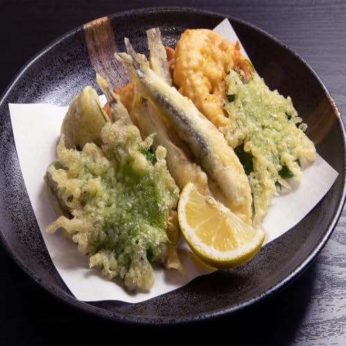 TIKUSAN Japanese Tempura Paper Food Oil Absorbing Cooking Paper for Fried Food 8.6 × 7.8 inch 100 Sheets Made in Japan - Image 5