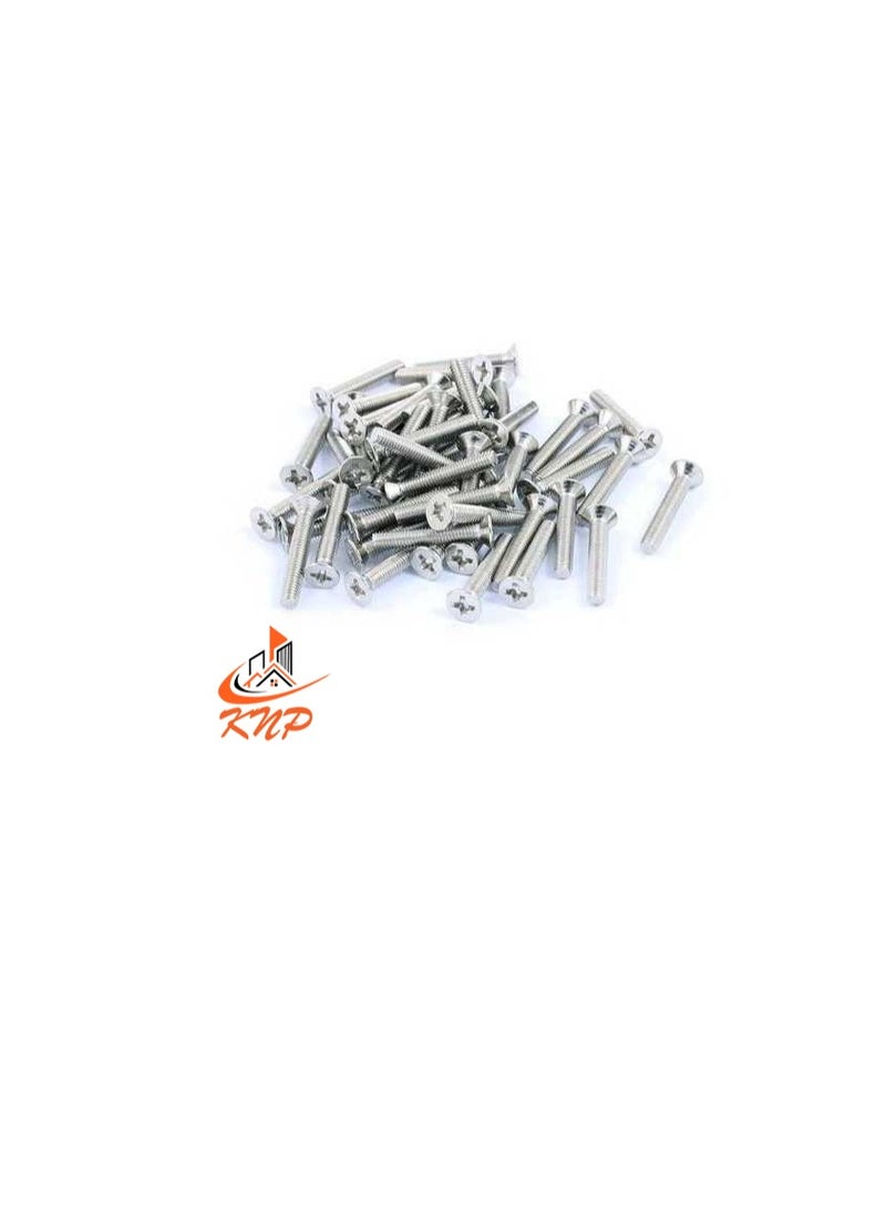 KNP Countersunk Machine Screws - Pack of 200 (M3 x 20mm) - Image 1