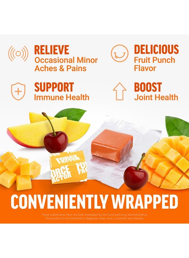 FORCE FACTOR Better Turmeric Maximum Joint Support, 1075mg Curcumin with Ginger to Support Mobility, Flexibility & Comfort, Chews More Convenient Than Turmeric Gummies, Fruit Punch, 60 Soft Chews - Image 5