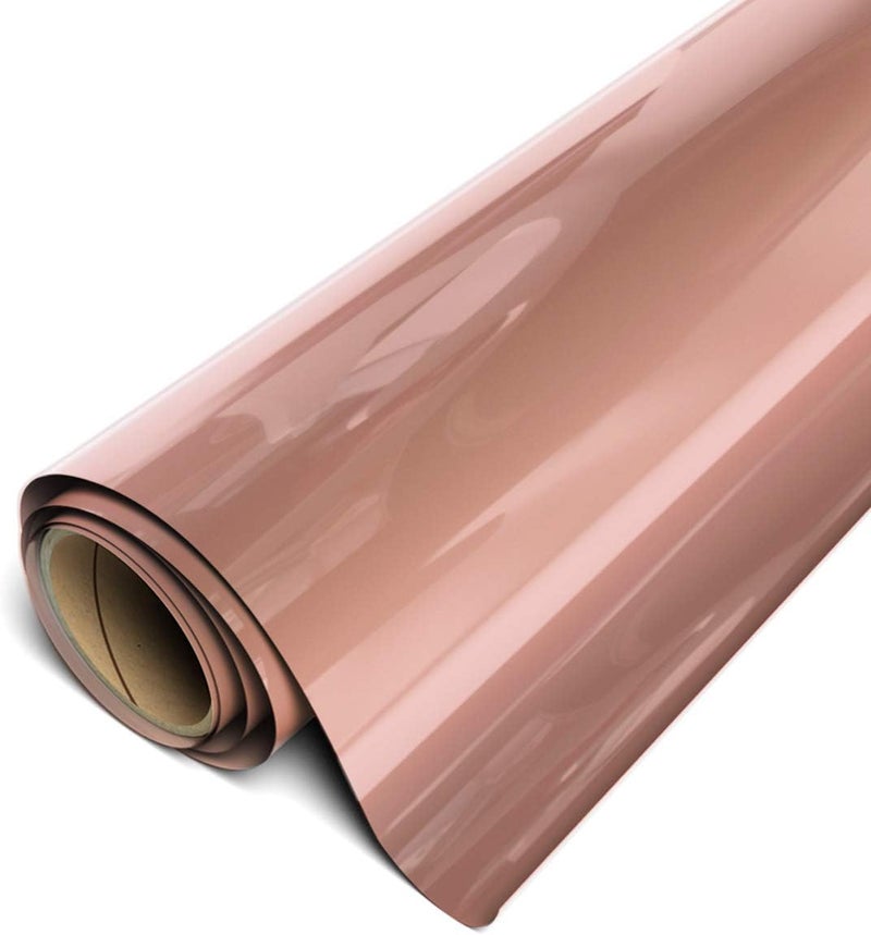 Siser EasyWeed Heat Transfer Vinyl 118 x 5ft Roll Electric Rose Gold  Compatible with Siser RomeoJuliet  Other Professional or Craft Cutters  Layerable  CPSIA Certified - Image 1