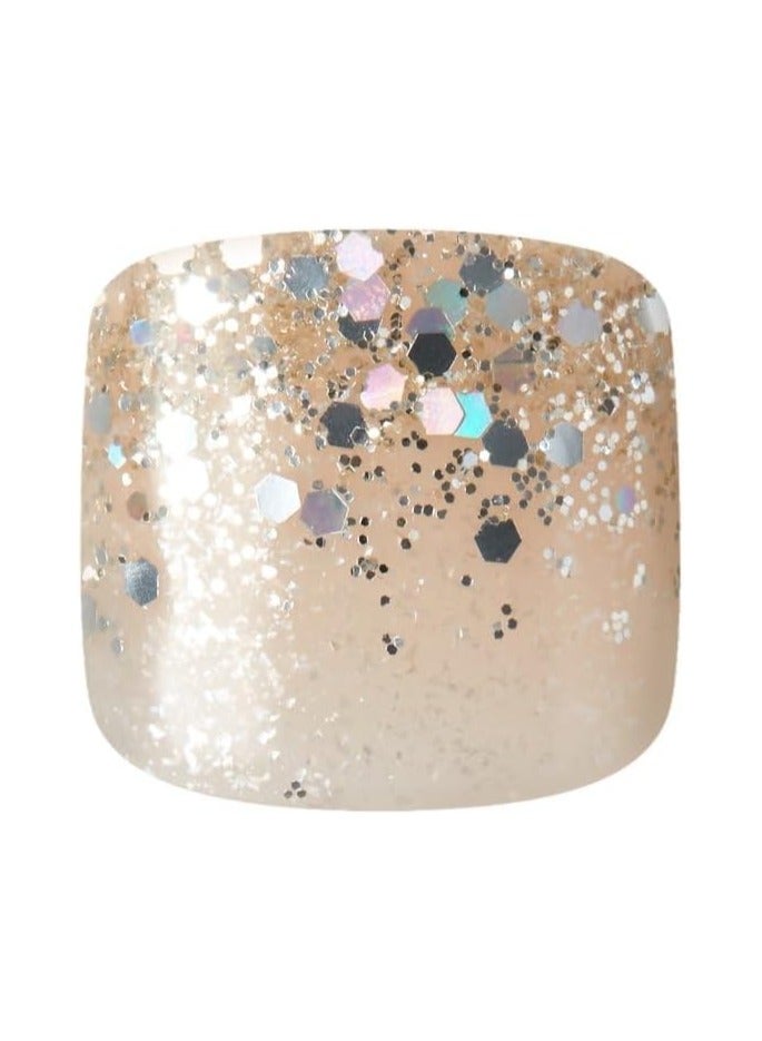 KISS gel Fantasy TOE NAILS 24 Nails KGNT01C - Image 3