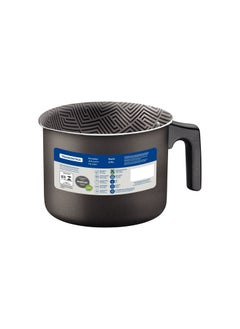 TRAMONTINA Since 1911,Made in Brazil- Paris Texture 12cm 1.2L Graphite Aluminum Multipurpose Boiler with Interior and Exterior Starflon Max Lead PFOA Free Nonstick Coating,  - Image 3