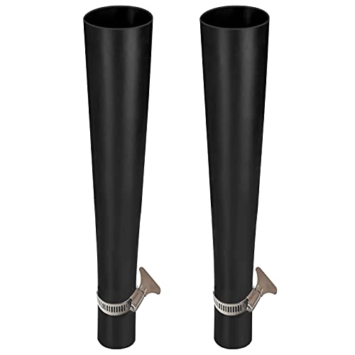 EXBEPE Baseball Softball Batting Tee Topper Replacement Rubber Holder for Tee Ball Stand Hitting Tee and t Ball tee Pack of 2 with 2 Hose Clamps - Image 1