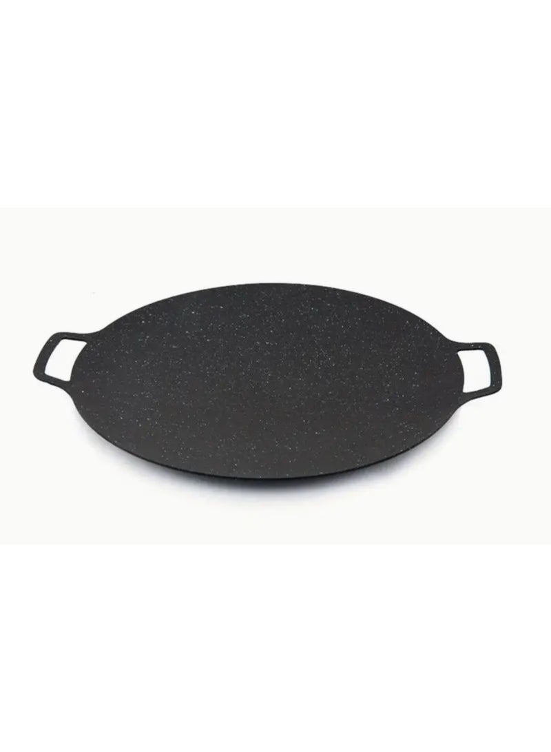 Heavy-Duty Non-Stick Baking Pan & Oven Pot with Induction/Gas Cooktop - Dishwasher Safe, Large Cooking Surface, Multifunctional Griddle Pan for Pizza, Frying, Grilling, Stir-Fries - Compatible with Gas, Induction, Stoves - Ideal for Restaurants & Home Kitchens - Durable Iron Construction, Pans for Cooking - Image 1