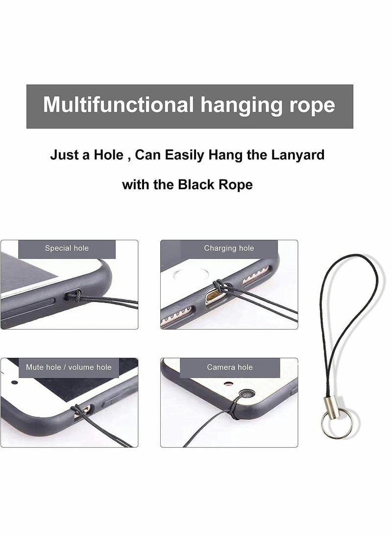 Excefore Cool Lanyard, Neck Lanyard Key, Wallet, ID Holder Premium Soft Silk Strap Ladies Lanyard Men's Key 2Pcs - Image 3